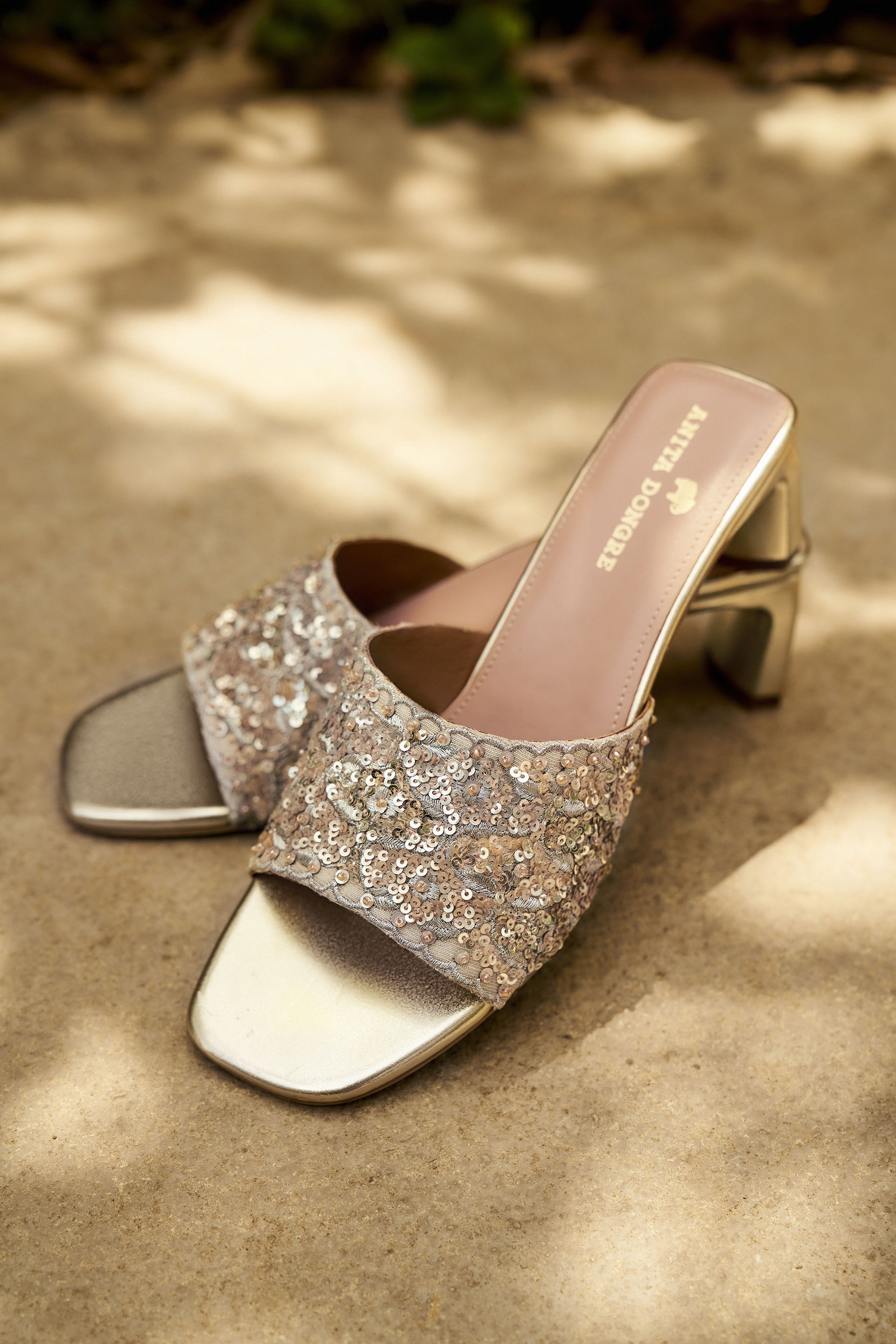Women golden heels sale